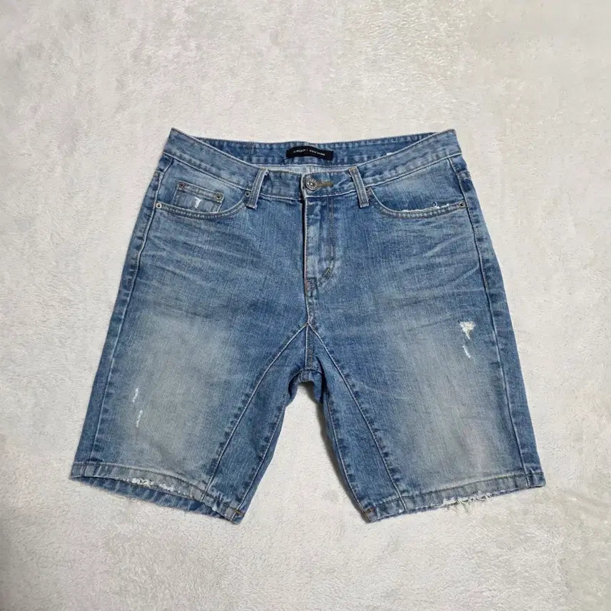 [BUNJANG] Washed Denim Shorts / (32)워싱 데님 반바지