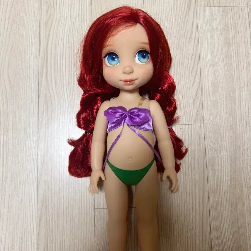 [BUNJANG] Disney Baby Doll Ariel Repainted Doll / 디즈니 베이비돌 에리얼 리페인팅