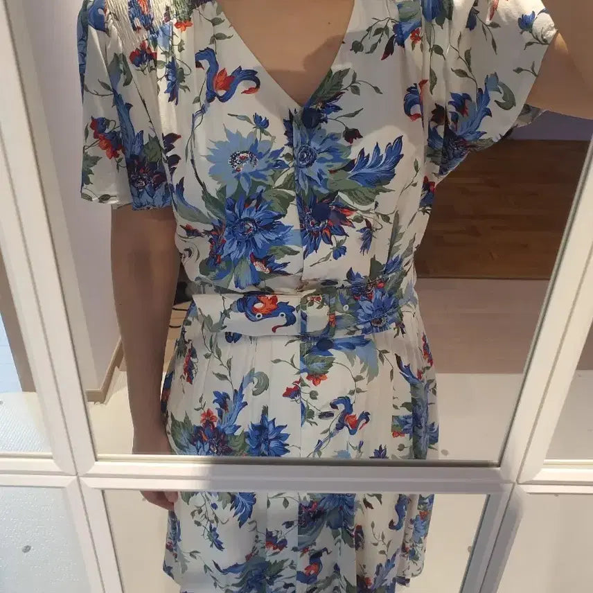 [BUNJANG] Vintage Floral Pattern Dress / 빈티지원피스
