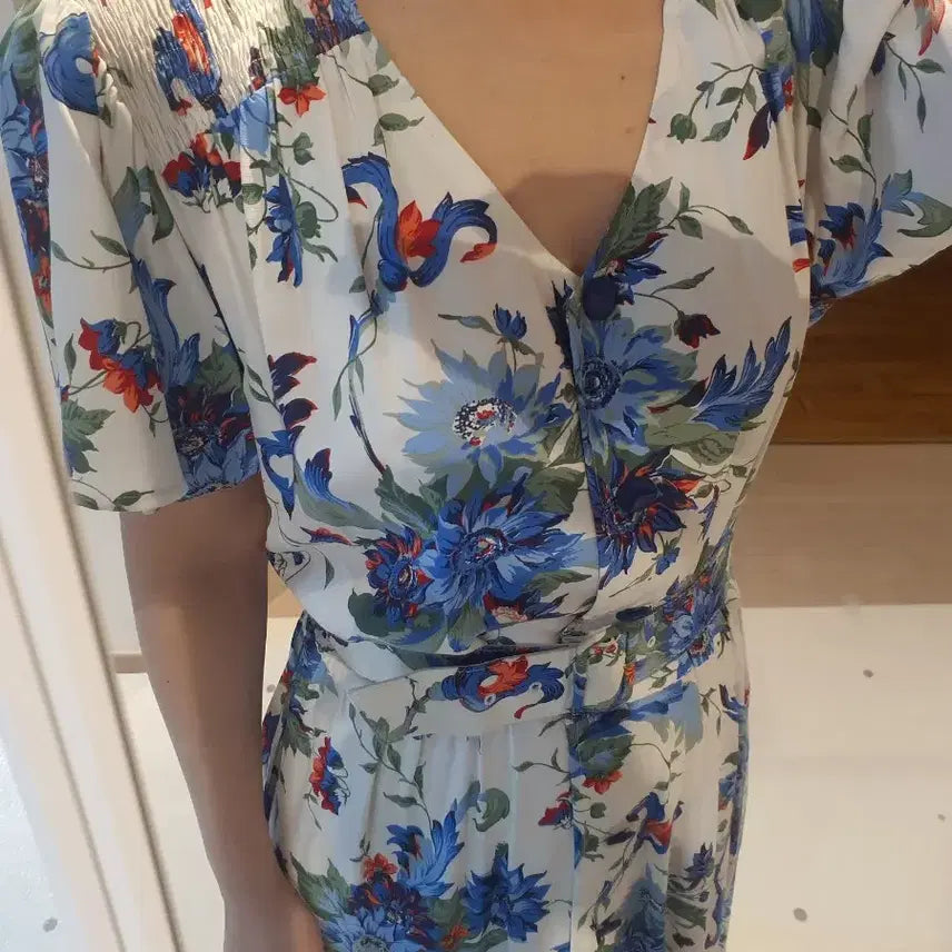 [BUNJANG] Vintage Floral Pattern Dress / 빈티지원피스