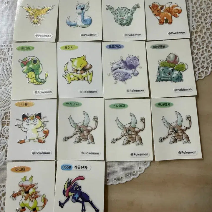 [BUNJANG] Pokemon Sticker Artwork Bundle Set / 포켓몬 띠부씰 아트웍