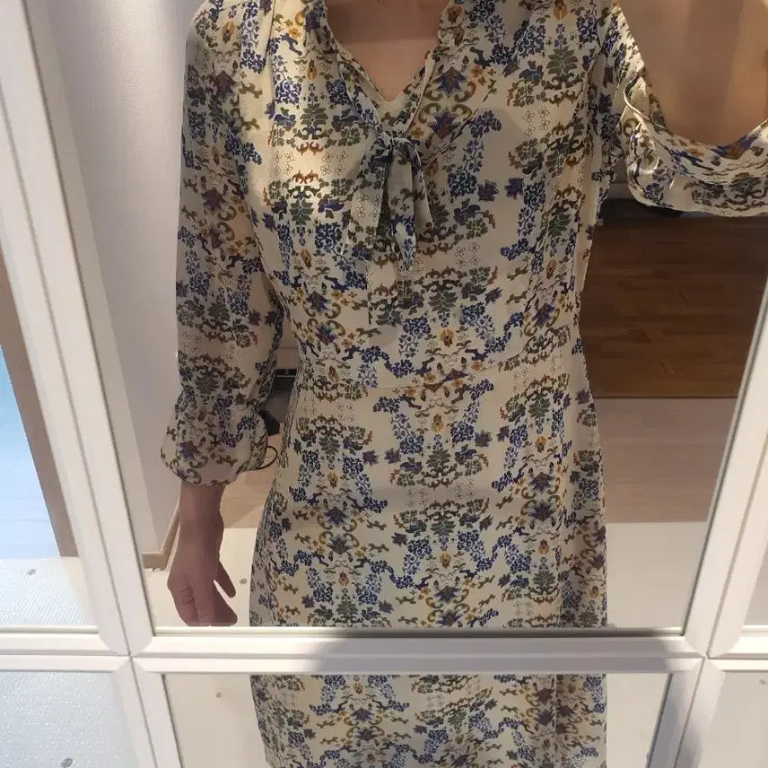 [BUNJANG] Floral Print Midi Dress / 꽃무늬원피스
