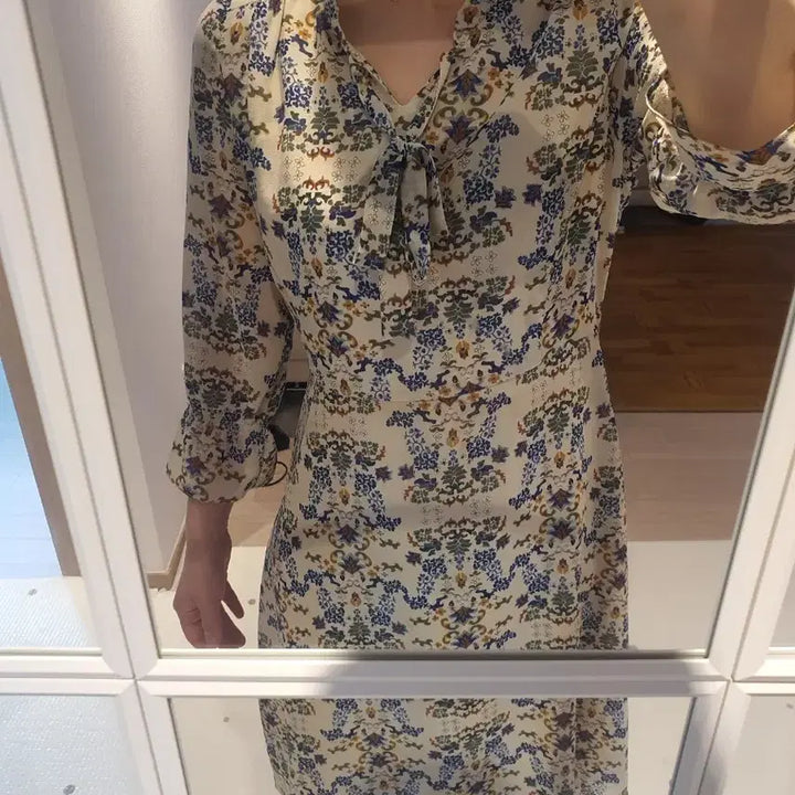 [BUNJANG] Floral Print Midi Dress / 꽃무늬원피스