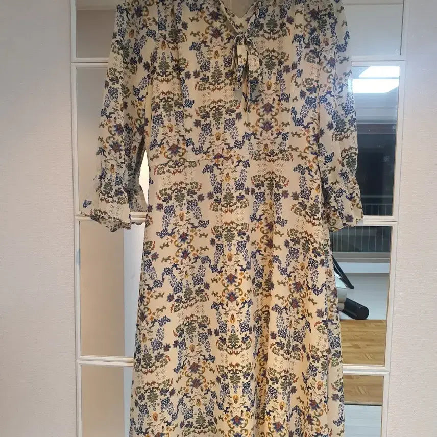 [BUNJANG] Floral Print Midi Dress / 꽃무늬원피스