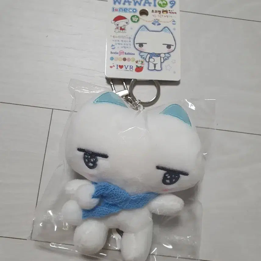 [BUNJANG] Aineko Doll Keyring Scarf Version / 아이네코 인형키링 목도리버전