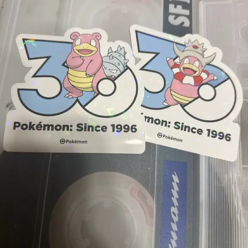 [BUNJANG] Pokemon 30th Anniversary Sticker Slowking &amp; Slowbro / 포켓몬 30주년 스티커 야도란 야도킹