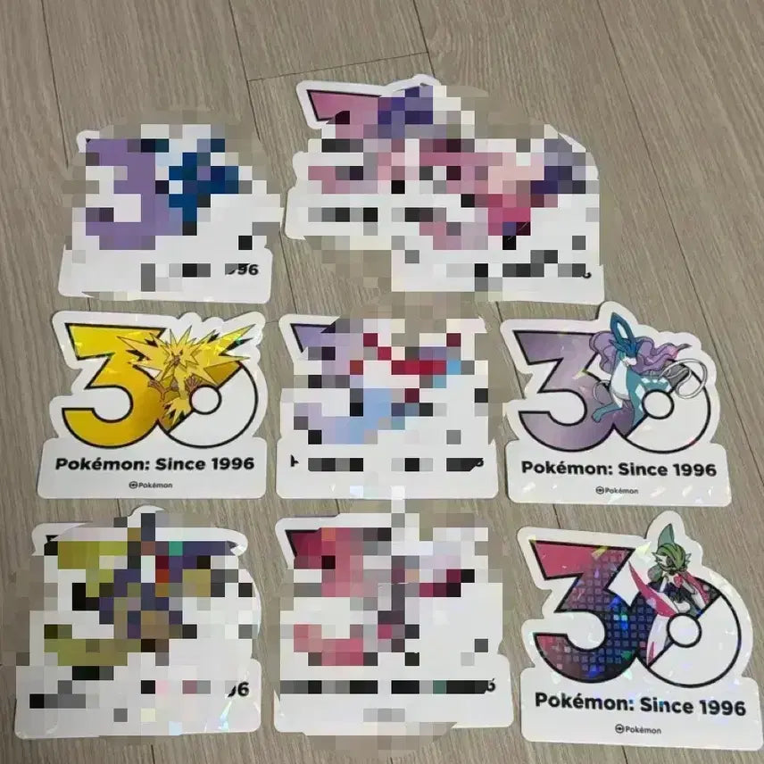 [BUNJANG] Pokemon 30th Anniversary Logo Sticker / 포켓몬 30주년 로고 스티커