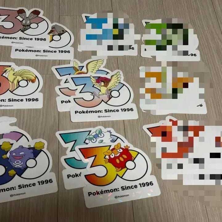 [BUNJANG] Pokemon 30th Anniversary Logo Sticker / 포켓몬 30주년 로고 스티커