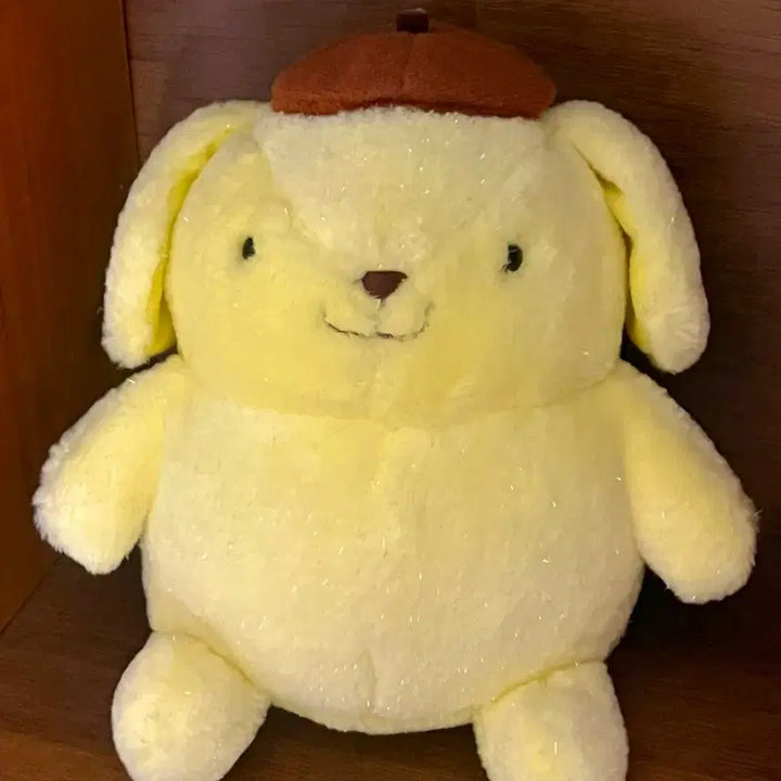 [BUNJANG] Vintage Pompompurin Doll Shiny Yarn / 오늘거래 할인)레어 반짝이 고전 폼폼푸린 인형