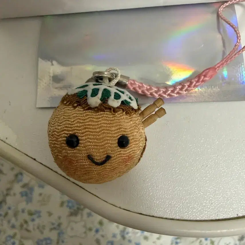 [BUNJANG] Vintage Japanese Takoyaki Keychain / 고전 일본 타코야끼 키링