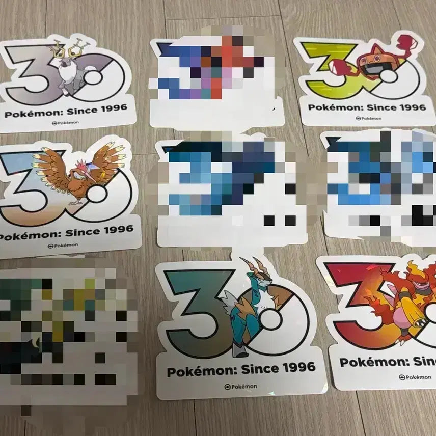 [BUNJANG] Pokemon 30th Anniversary Logo Sticker / 포켓몬 30주년 로고 스티커