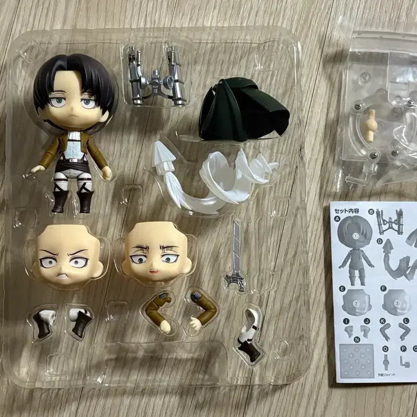 [BUNJANG] Attack on Titan Levi Nendoroid Figure / 리바이 넨도로이드 피규어 진격의 거인