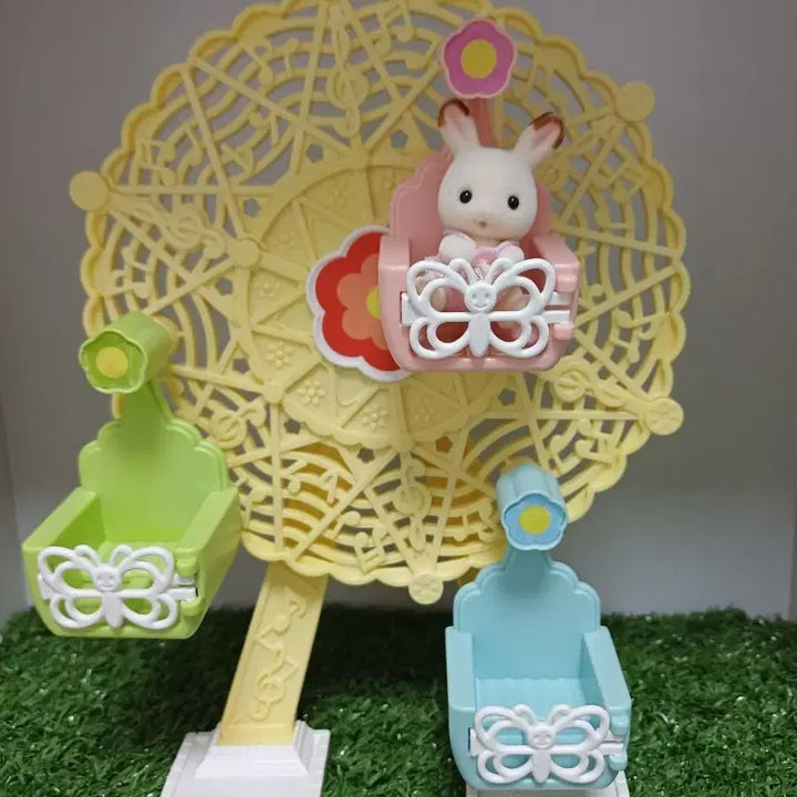 [BUNJANG] Sylvanian Families Ferris Wheel &amp; Sitting Baby Rabbit Set / 실바니안 패밀리 회전 관람차 &amp;앉은 아기 토끼