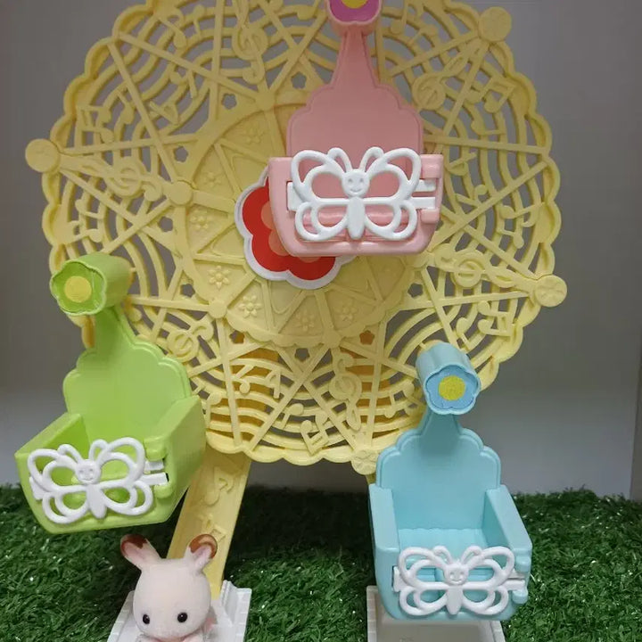[BUNJANG] Sylvanian Families Ferris Wheel &amp; Sitting Baby Rabbit Set / 실바니안 패밀리 회전 관람차 &amp;앉은 아기 토끼