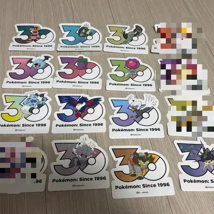 [BUNJANG] Pokemon 30th Anniversary Logo Sticker / 포켓몬 30주년 로고 스티커