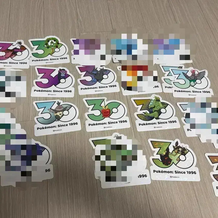 [BUNJANG] Pokemon 30th Anniversary Logo Sticker / 포켓몬 30주년 로고 스티커