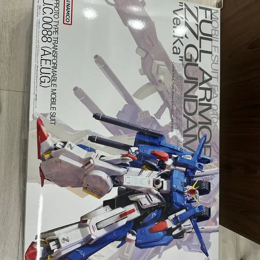 [BUNJANG] Bandai MG Full Armor ZZ Gundam Ver.Ka Model Kit / 반다이 MG 풀아머 ZZ건담 Ver.Ka 프라모델