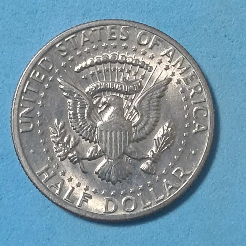 [BUNJANG] 1972 Kennedy Half Dollar Coin (50 Cents) / 1972년 미국 케네디 하프 (50센트)달러 주화