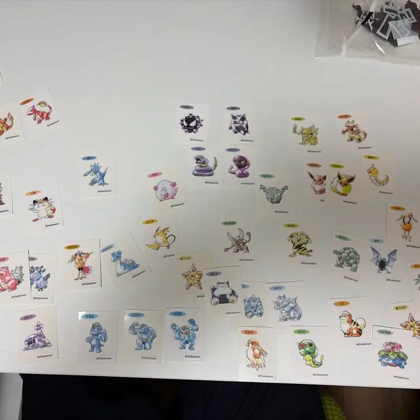 [BUNJANG] Pokemon Artwork Tteokbokki Stickers (Sealed) / 포켓몬 아트워크 띠부씰 교환 합니다