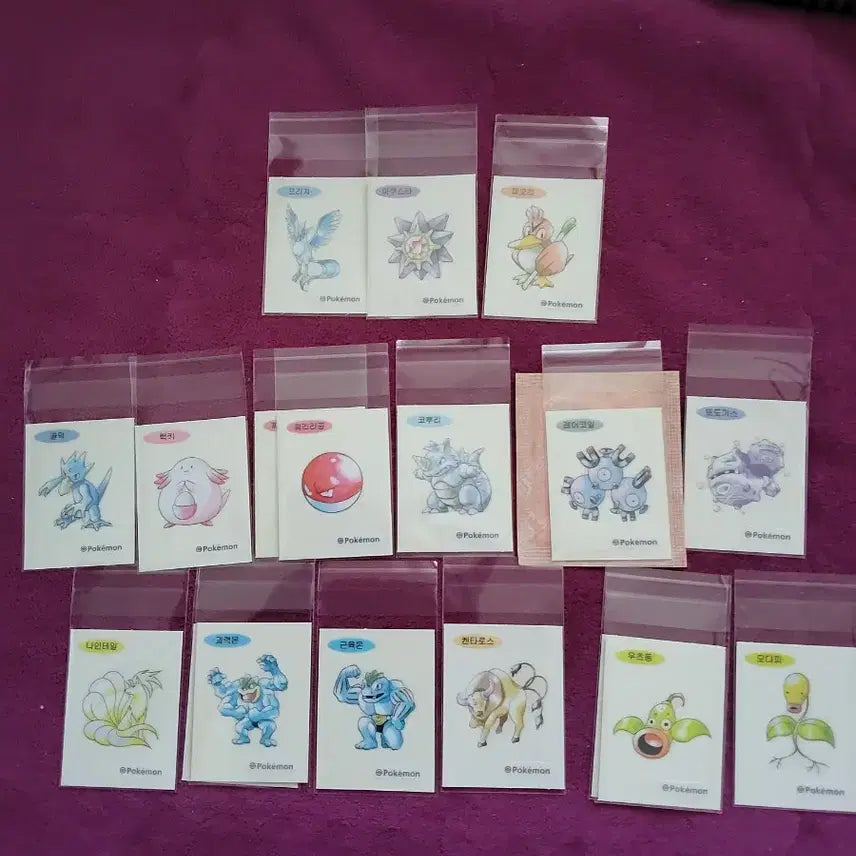 [BUNJANG] Pokemon 30th Anniversary Stick Seal / 포켓몬 띠부씰 시즌5 30주년 신상 판매