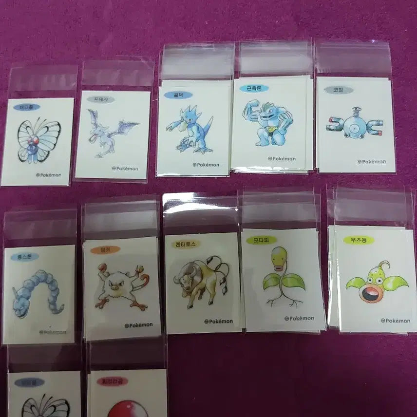 [BUNJANG] Pokemon 30th Anniversary Stick Seal / 포켓몬 띠부씰 시즌5 30주년 신상 판매