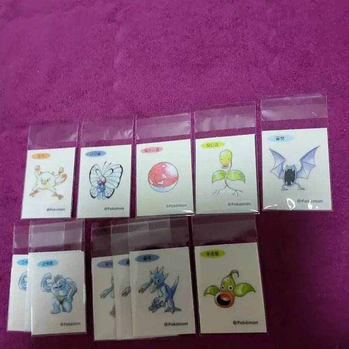 [BUNJANG] Pokemon 30th Anniversary Stick Seal / 포켓몬 띠부씰 시즌5 30주년 신상 판매