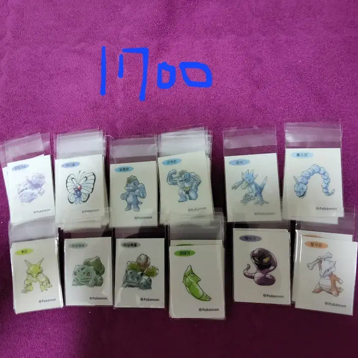 [BUNJANG] Pokemon 30th Anniversary Stick Seal / 포켓몬 띠부씰 시즌5 30주년 신상 판매