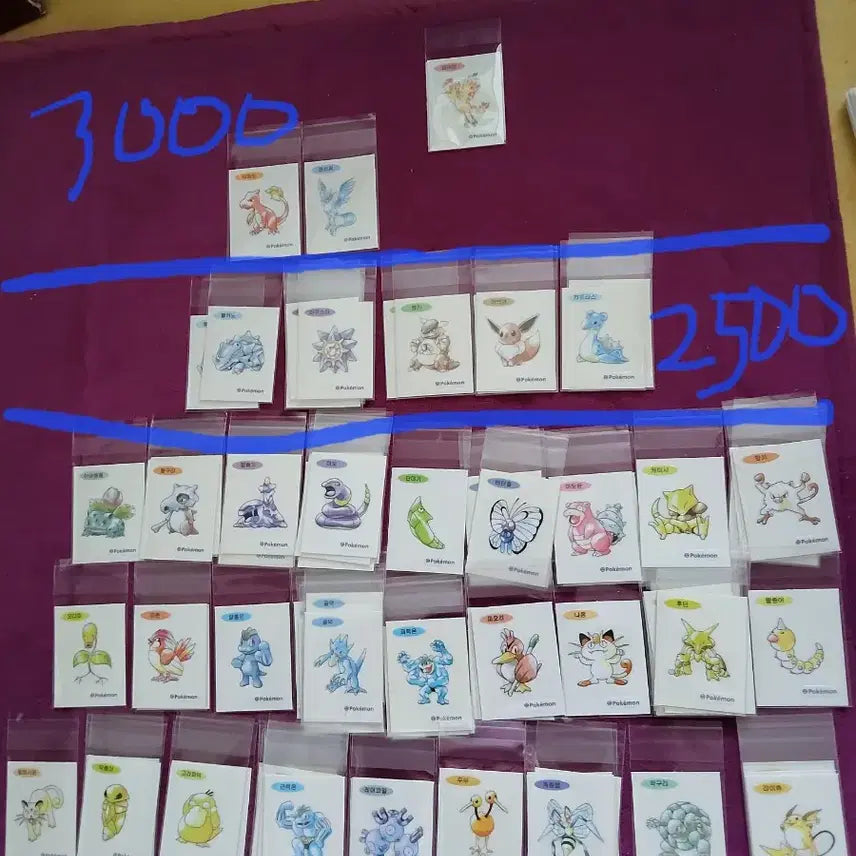 [BUNJANG] Pokemon 30th Anniversary Stick Seal / 포켓몬 띠부씰 시즌5 30주년 신상 판매