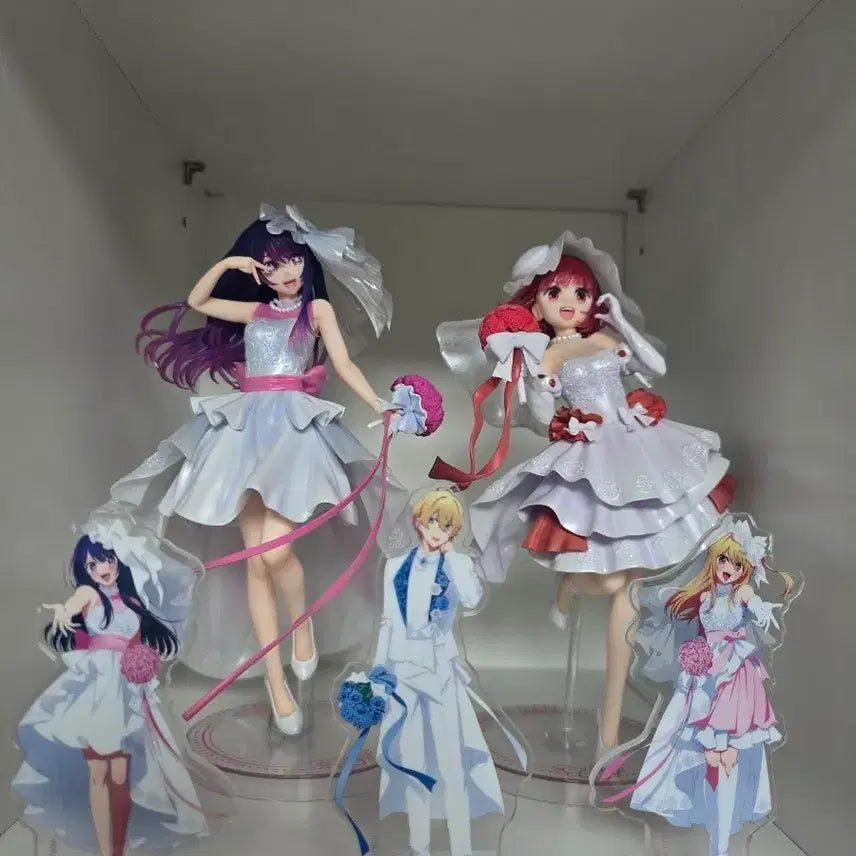 [BUNJANG] Oshi no Ko Wedding Ichiban Kuji Acrylic Stand Set (A &amp; B Prizes) / 최애의 아이 웨딩 제일복권 A상,B상 아크릴 4종