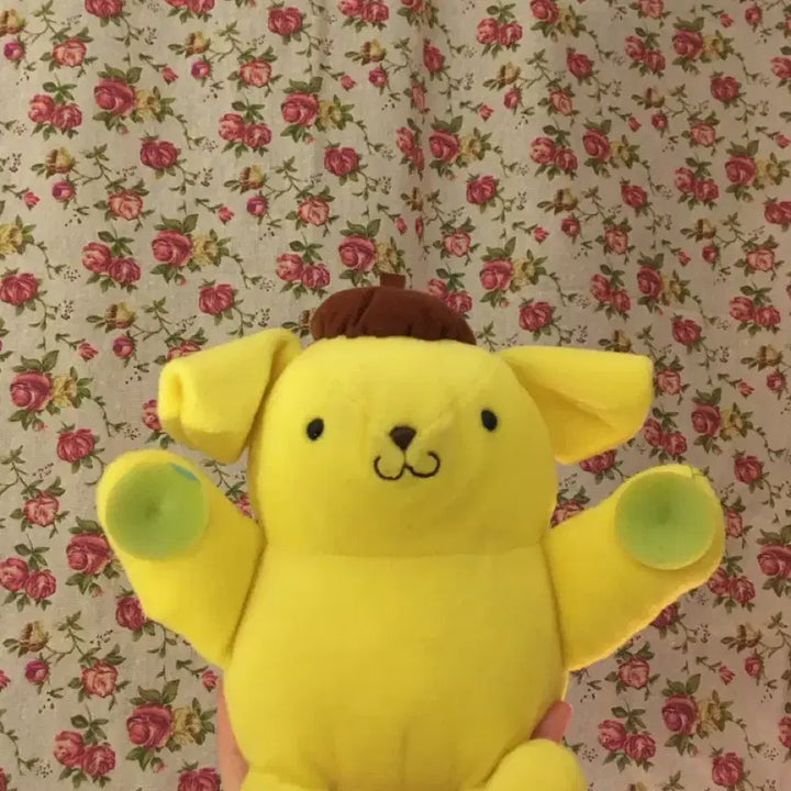 [BUNJANG] Sanrio Pompompurin Vintage Suction Cup Plush Doll / 고전 폼폼푸린 큐방인형