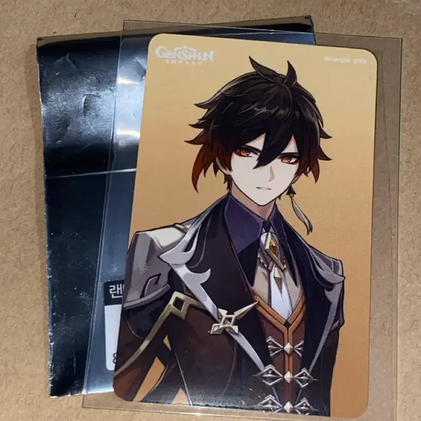 [BUNJANG] Genshin Impact Mini Nendoroid Zhongli Photocard / 원신 미니니 종려 특전 포카