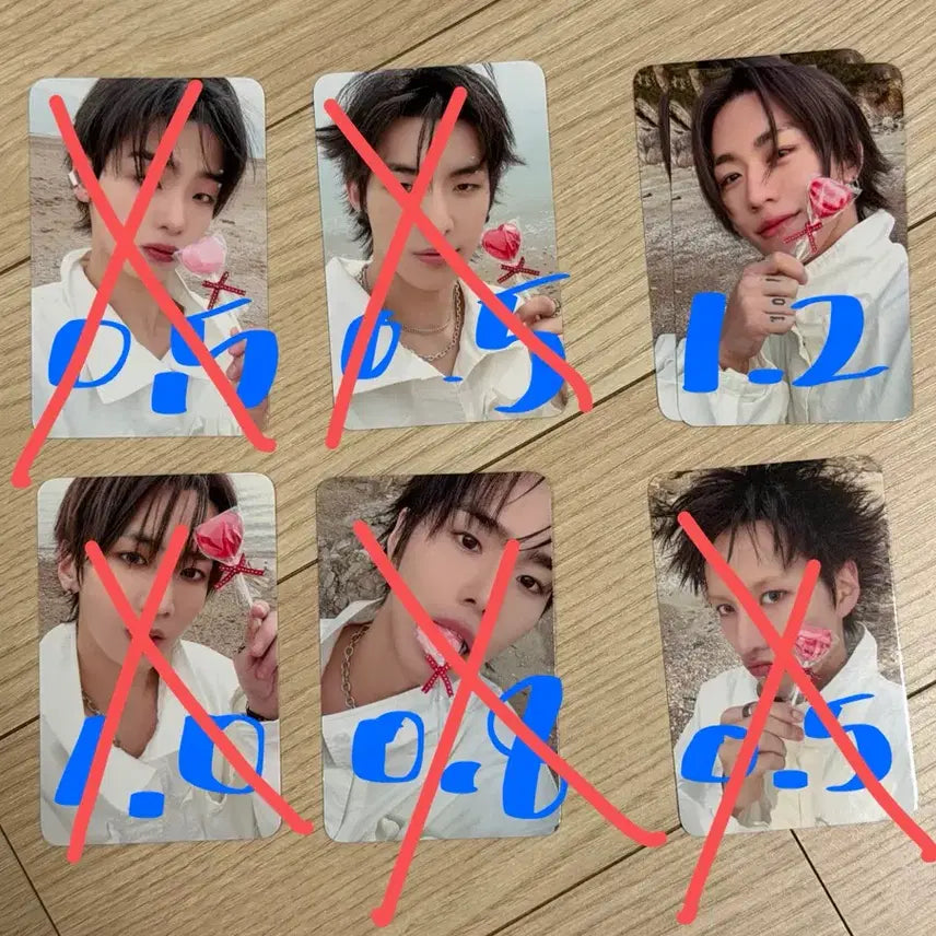 [BUNJANG] ETUME 82 Major Park Seok Jun Signed Everline POB Photocard / 에투메 82메이저 박석준 sign 에버라인 미공포 포토카드 포카