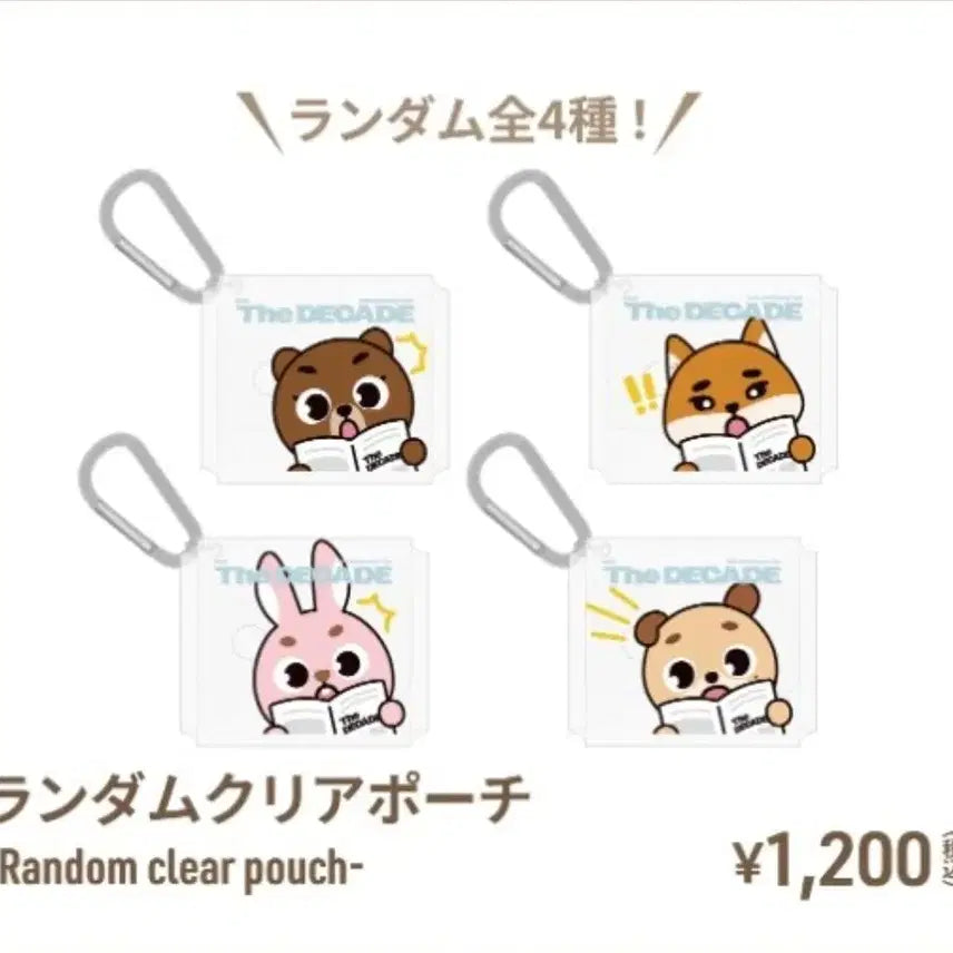 [BUNJANG] Day6 Dowoon Random Clear Pouch Japanese MD Goods / 랜덤 클리어 파우치 돈 도운 데이식스 일본md 굿즈