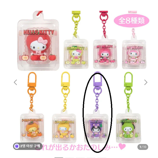 [BUNJANG] Sanrio Kuromi Macaron Foodie, Mini Diary, Fruit Series Bundle Set / 산리오 쿠로미 일괄판매 (마카롱식완,미니다이어리,과일시리즈)