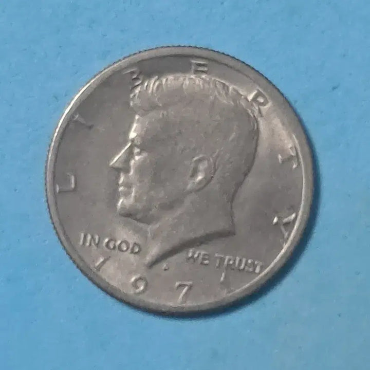 [BUNJANG] 1971 Kennedy Half Dollar (50 Cent) Coin / 1971년 미국케네디 하프달러(50센트)주화