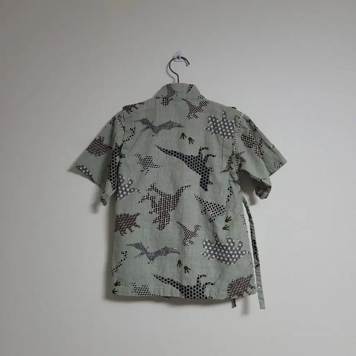 [SOLD OUT] (110) 키즈 재팬 일본 유카타 공룡  상하의 세트