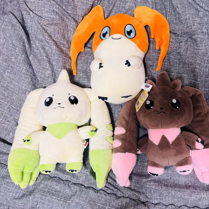 [BUNJANG] Digimon Stuffed Toy 3-Set / 디지몬 인형 3종