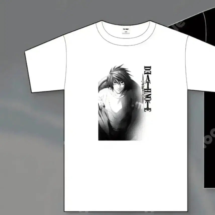 [BUNJANG] Death Note Tuning Printing T-Shirt (L) / 데스노트 투니크 프린팅 티셔츠 L