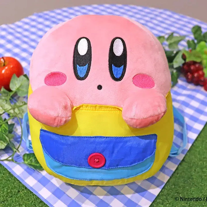 [BUNJANG] Kirby Peeking Plush Backpack Bag / 별의 커비 빼꼼 인형 백팩 가방