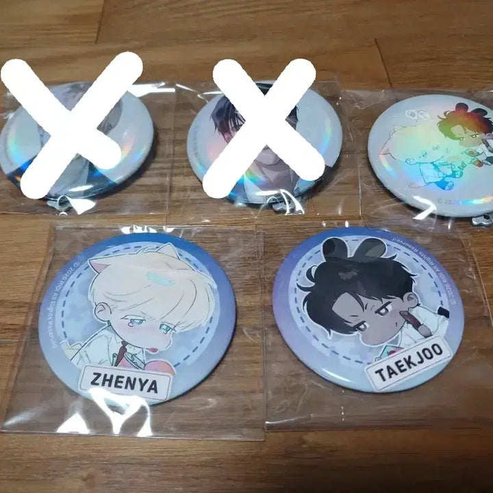 [BUNJANG] Code: Anna Beyond Fantasy Trope Popup Random Can Badge Set (Zeny, Taekju) Bundle / 코드아나 비욘드 판타지트 팝업 랜덤 캔뱃지 제냐 택주 세트 일괄 양도