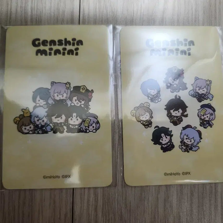 [BUNJANG] Genshin Impact Line Friends Minini Collaboration Exclusive Photocard Coupon Bundle / 원신 라인프렌즈 콜라보 미니니 팝업스토어 특전 포토카드 쿠폰 일괄