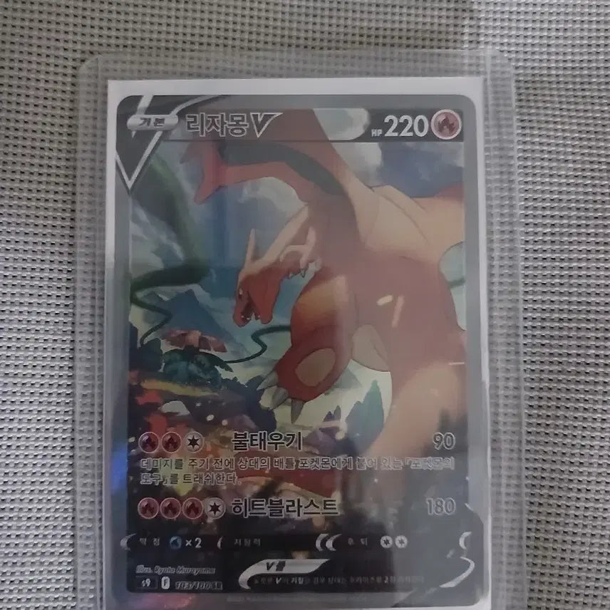 [BUNJANG] Charizard V SR Special Illustration Rare Card / 리자몽V SR특일