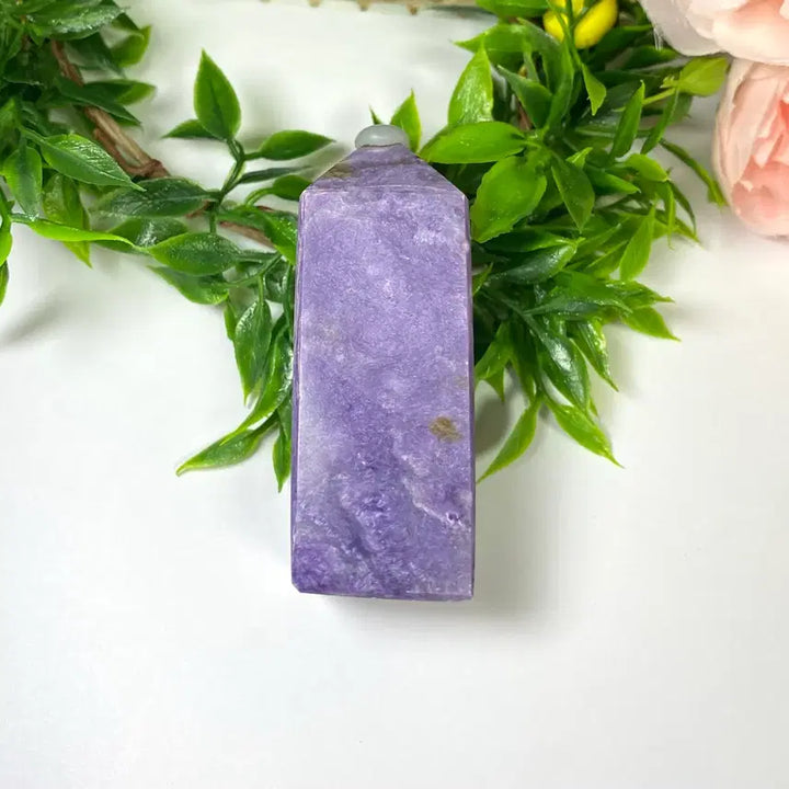 [BUNJANG] Natural Charoite Point Natural Stone / 천연 차로아이트 포인트 소장품 천연석