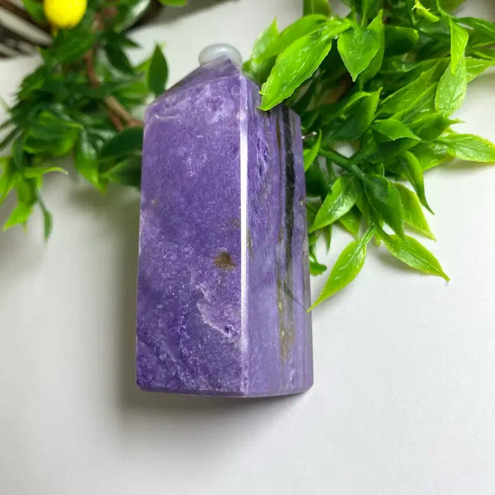 [BUNJANG] Natural Charoite Point Natural Stone / 천연 차로아이트 포인트 소장품 천연석