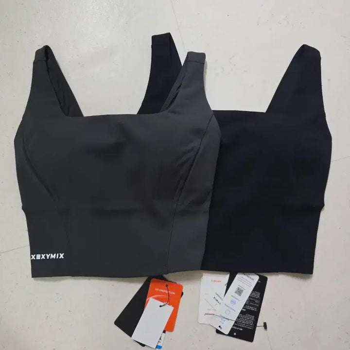 [BUNJANG] Xexymix Black Label 380N Support Top Bundle Set / 젝시믹스 상의 블랙라벨 380N 서포트탑 2개 일괄