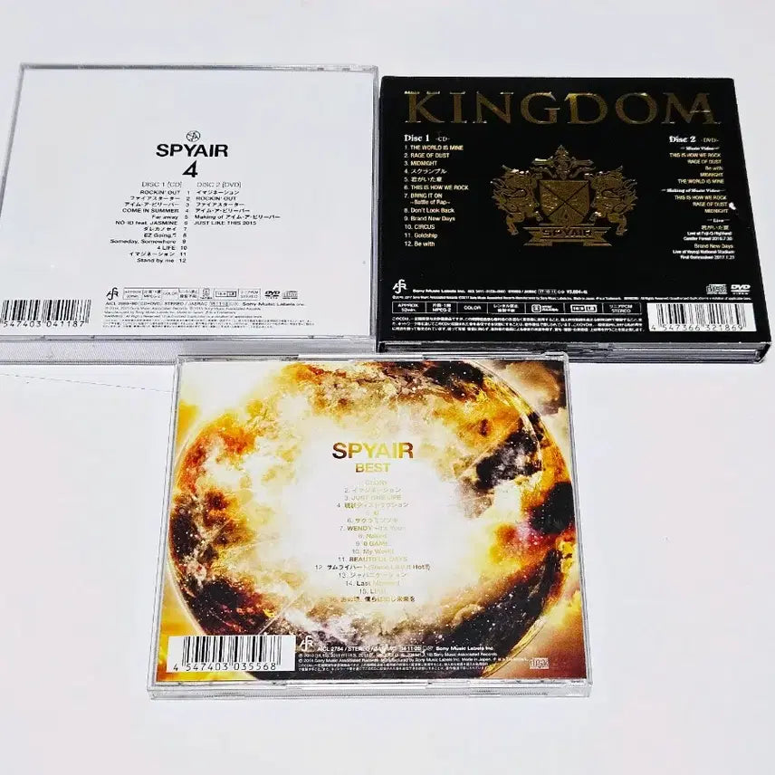 [BUNJANG] Spiaire 4th &amp; 5th Album, Best Album / 스파이에어 CD+DVD 4집 5집 베스트 앨범 정리