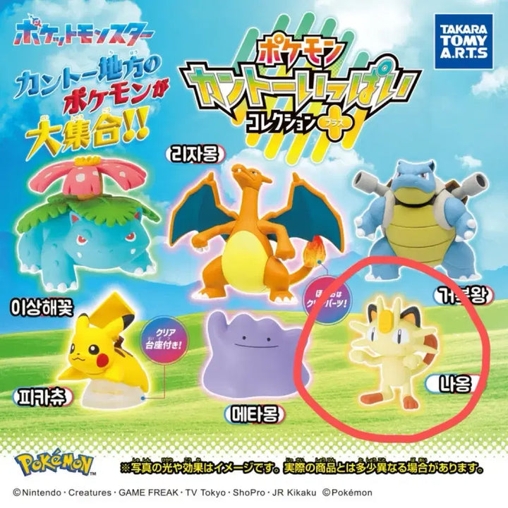 [BUNJANG] Pokemon Kanto Region Gacha - Meowth / 포켓몬 관동지방 가챠 - 나옹