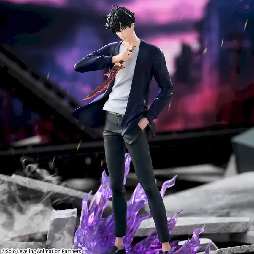 [BUNJANG] Sega Solo Leveling Sung Jinwoo Figure (Sealed) / [미개봉]세가 크로스링크 나 혼자만 레벨업 나혼렙 성진우 피규어