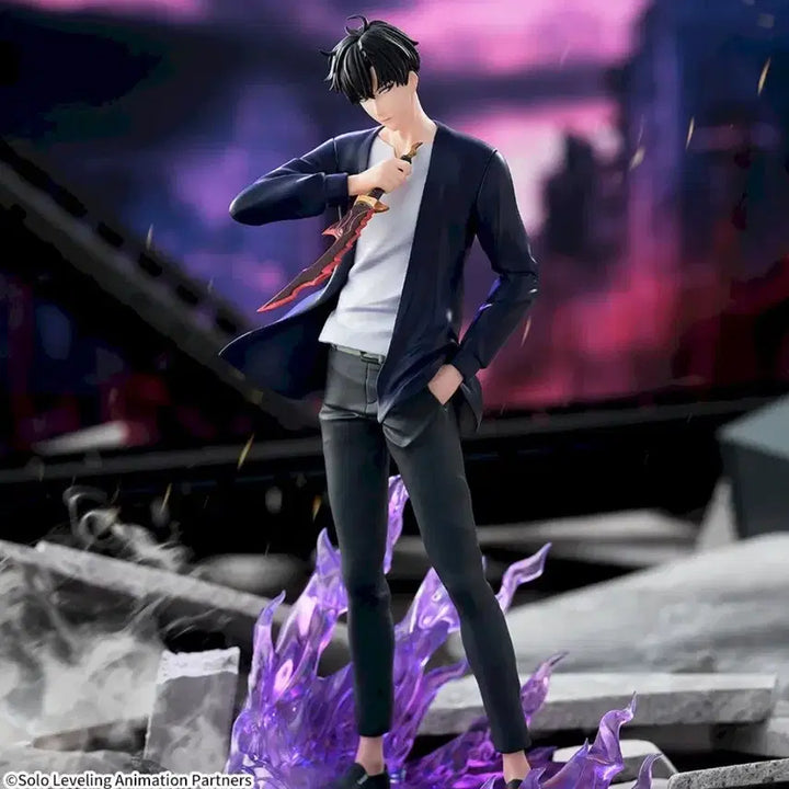 [BUNJANG] Sega Solo Leveling Sung Jinwoo Figure (Sealed) / [미개봉]세가 크로스링크 나 혼자만 레벨업 나혼렙 성진우 피규어