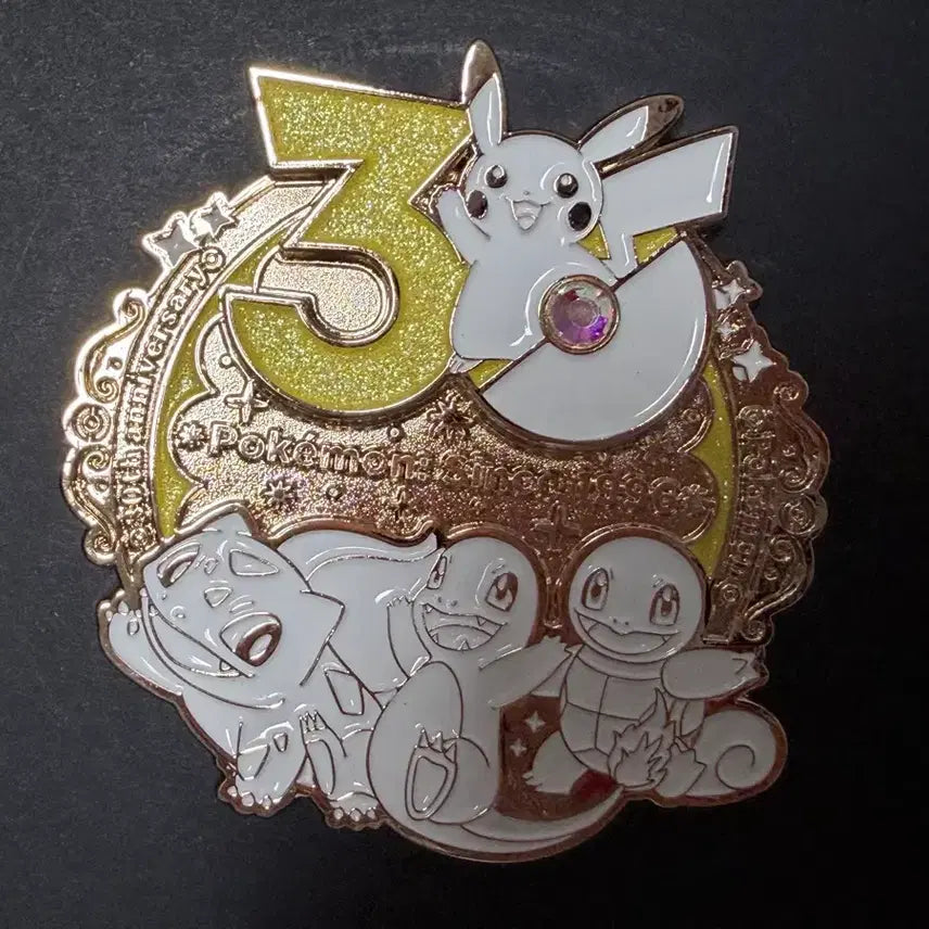 [BUNJANG] Pokemon 30th Anniversary Badge Bundle Set / 포켓몬 30주년 뱃지 3월 4월 일괄